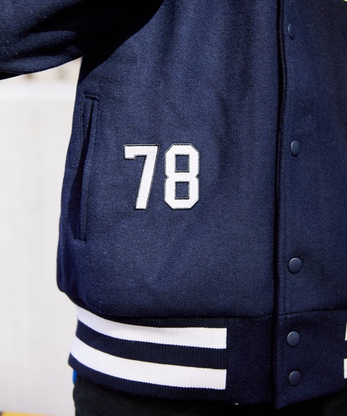 UGG（アグ）の「UGG@mos メルトンヴァーシティー ジャケット / アグ メルトンヴァーシティー ジャケット（その他アウター・レディース・ネイビー/グレー・M/L）」の20枚目の写真