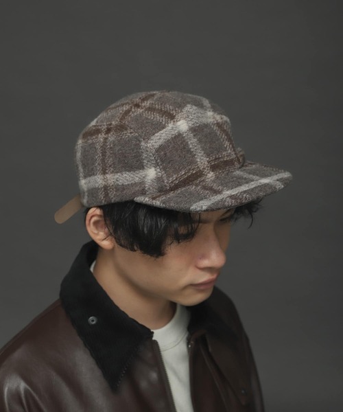 SENSE OF PLACE by URBAN RESEARCH（センスオブプレイスバイアーバンリサーチ）の「Newzealandwoolジェットキャップ（キャップ・メンズ・ブラック/グレー/ブラウン系その他/ベージュ系その他/ライトベージュ/ミント・ONE）」の5枚目の写真
