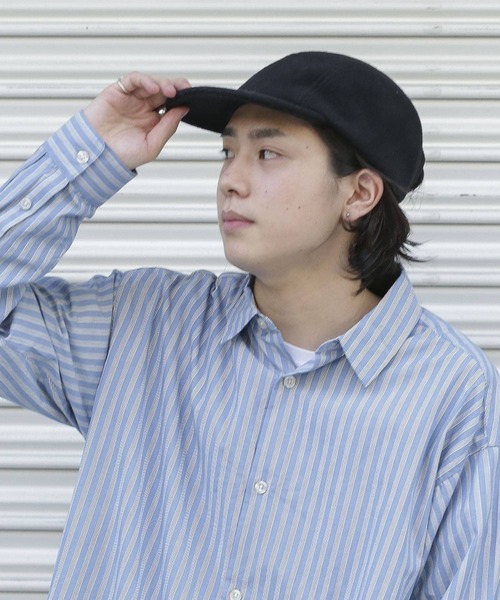 SENSE OF PLACE by URBAN RESEARCH（センスオブプレイスバイアーバンリサーチ）の「Newzealandwoolジェットキャップ（キャップ・メンズ・ブラック/グレー/ブラウン系その他/ベージュ系その他/ライトベージュ/ミント・ONE）」の2枚目の写真