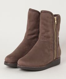 Fin（フィン）の「Fin/サイドジップショートブーツ（ブーツ）」