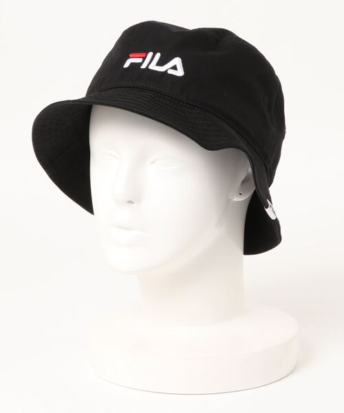 FILA(フィラ)の「FILA C.TWILL BUCKET(ハット・メンズ・ホワイト/ブラック/ベージュ/ネイビー・58cm)」の3枚目の写真