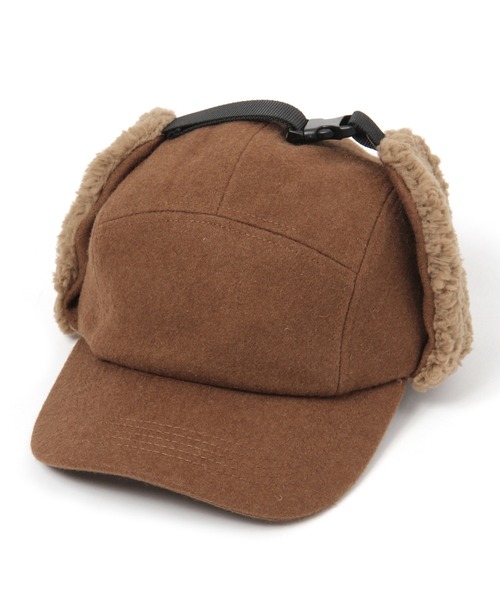 niko and...（ニコアンド）の「オリジナルフライト風キャップ（キャップ・レディース・ブラウン/シルバーグレー/チャコール・FREE）」の3枚目の写真