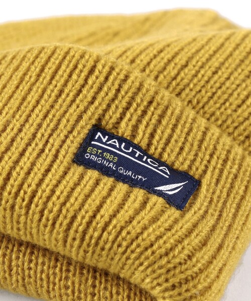 NAUTICA（ノーティカ）の「【NAUTICA/ノーティカ】シンプルニット帽（ニットキャップ/ビーニー・キッズ・マスタード/ブラック/ブラウン・FREE）」の20枚目の写真