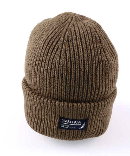 NAUTICA（ノーティカ）の「【NAUTICA/ノーティカ】シンプルニット帽（ニットキャップ/ビーニー・キッズ・マスタード/ブラック/ブラウン・FREE）」の9枚目の写真