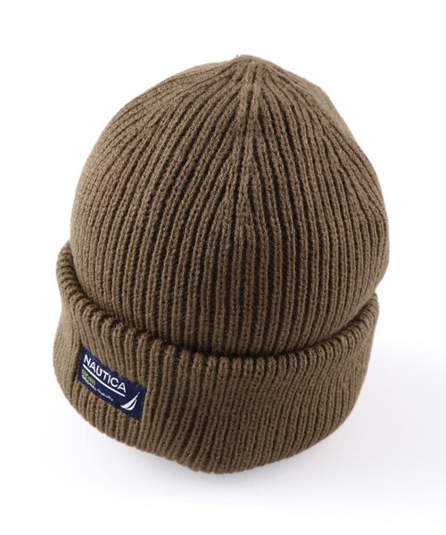 NAUTICA（ノーティカ）の「【NAUTICA/ノーティカ】シンプルニット帽（ニットキャップ/ビーニー・キッズ・マスタード/ブラック/ブラウン・FREE）」の10枚目の写真