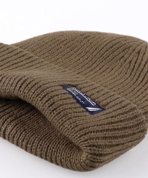 NAUTICA（ノーティカ）の「【NAUTICA/ノーティカ】シンプルニット帽（ニットキャップ/ビーニー・キッズ・マスタード/ブラック/ブラウン・FREE）」の12枚目の写真