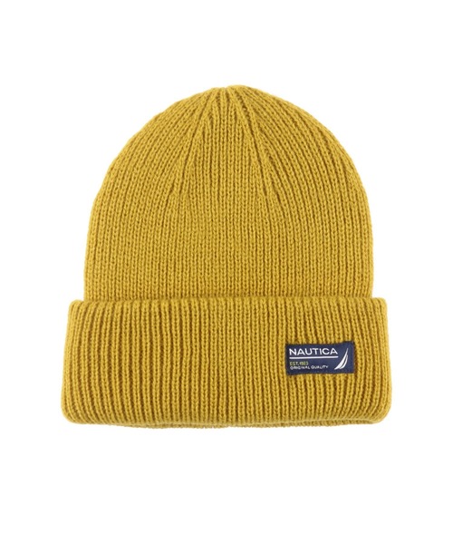 NAUTICA（ノーティカ）の「【NAUTICA/ノーティカ】シンプルニット帽（ニットキャップ/ビーニー・キッズ・マスタード/ブラック/ブラウン・FREE）」の14枚目の写真