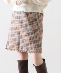 ツイードミニスカート