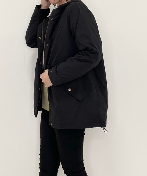 SHOO・LA・RUE（シューラルー）の「◆【M-3L/2点セット】ライトダウンジャケット付きマウンテンパーカー（ブルゾン・レディース・サンドベージュ/カーキ/ブラック・02/03/04/05）」の21枚目の写真