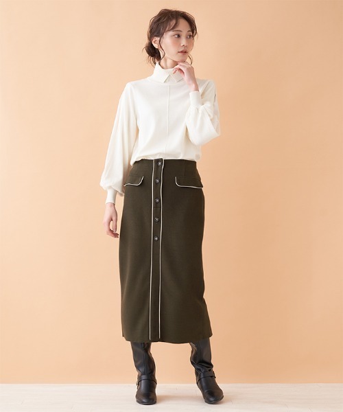 Brahmin(ブラーミン)の「【BRAHMIN】異素材袖タートルネックニット(ニット/セーター・レディース・ブラック/グレー/オフホワイト・2)」の13枚目の写真