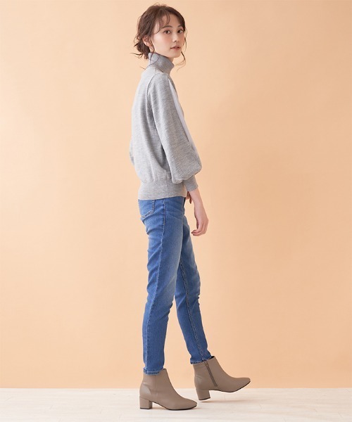 Brahmin(ブラーミン)の「【BRAHMIN】異素材袖タートルネックニット(ニット/セーター・レディース・ブラック/グレー/オフホワイト・2)」の21枚目の写真