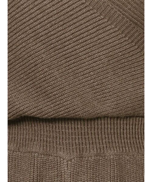 GYDA（ジェイダ）の「レイヤードニット ロンパース（ワンピース・レディース・ブラック/ベージュ/ブラウン/アイボリー・FREE）」の22枚目の写真