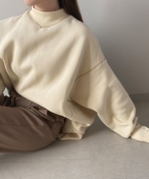 Bab | 裏起毛プチハイネックスウェット(スウェット)