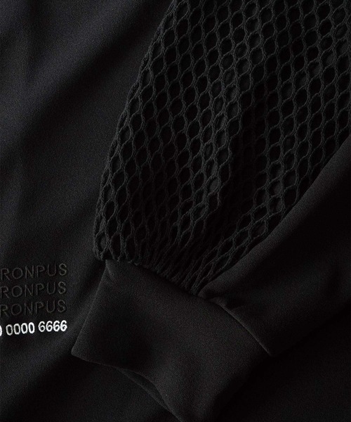 SHAREEF（シャリーフ）の「MESH LAYERED L/S PULLOVER（Tシャツ/カットソー・メンズ・ホワイト/ブラック/グリーン/ブルー系その他・1/2/3）」の11枚目の写真