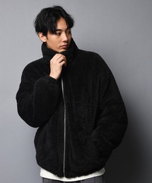 JE シャギーフリース中綿スタンドブルゾン