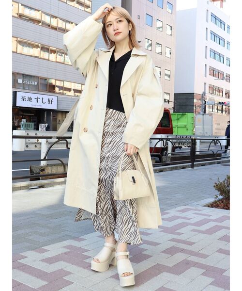 MURUA（ムルーア）の「フェイクレザーミニハンドバッグ（ハンドバッグ・レディース・ブラック/アイボリー・FREE）」の17枚目の写真