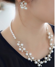 Cupid Heart | 【Cupid Heart】結婚式アクセサリー　ジャスマンネックレス(ネックレス)