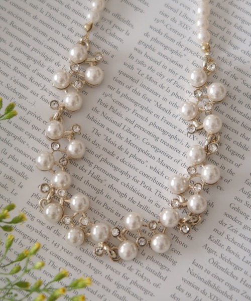 Cupid Heart（キューピッドハート）の「【Cupid Heart】結婚式アクセサリー　ジャスマンネックレス（ネックレス・レディース・シルバー/ゴールド・MEDIUM）」の7枚目の写真