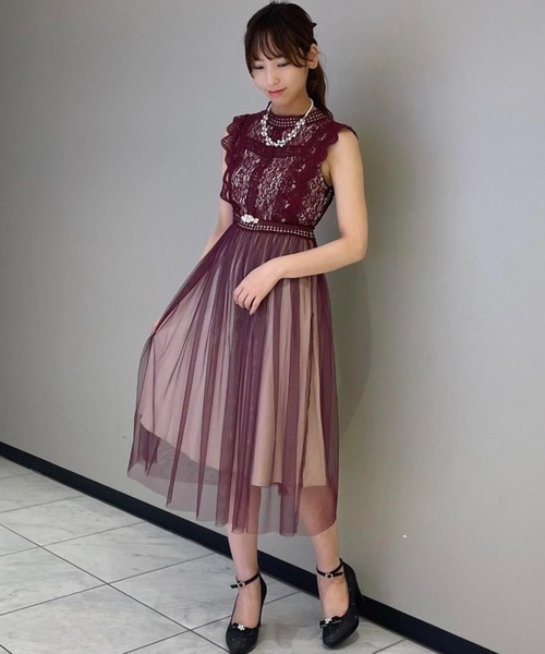 Cupid Heart（キューピッドハート）の「【Cupid Heart】結婚式アクセサリー　ジャスマンネックレス（ネックレス・レディース・シルバー/ゴールド・MEDIUM）」の3枚目の写真