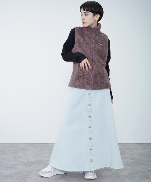 patagonia(パタゴニア)の「Patagonia(パタゴニア) ロス・ガトス フリースベスト(ベスト・レディース・ホワイト/ピンク/ダークブルー・S/M/L/XL/XS)」の19枚目の写真