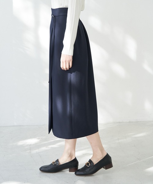 ROPE' PICNIC(ロペピクニック)の「ラップ風スカート(スカート・レディース・グレー系その他/グリーン/ネイビー/ラベンダー・36/38/40)」の13枚目の写真