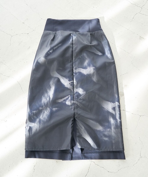 ROPE' PICNIC(ロペピクニック)の「ラップ風スカート(スカート・レディース・グレー系その他/グリーン/ネイビー/ラベンダー・36/38/40)」の17枚目の写真