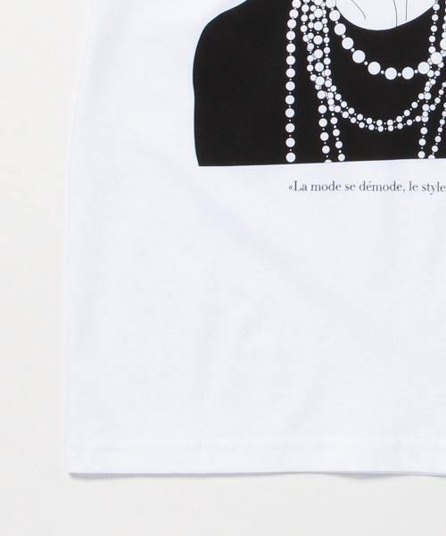Ray BEAMS（レイビームス）の「Maison Seine / Coco T（Tシャツ/カットソー・レディース・ホワイト・ONE SIZE）」の11枚目の写真