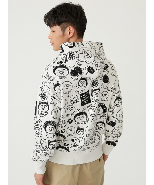 GAP（ギャップ）の「HOZO 総柄プリントパーカー（パーカー）」 - WEAR