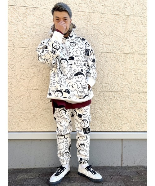 GAP（ギャップ）の「HOZO 総柄プリントパーカー（パーカー・メンズ・ホワイト・S/M/L/XL/XS/XXS）」の13枚目の写真