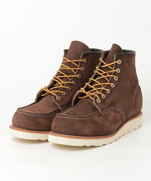 RED WING（レッドウィング）の「RED WING 6" CLASSIC MOC レッドウイング 6インチ クラシックモック（ブーツ・メンズ・ブラック/ブラウン/ブラウン系その他・25cm/25.5cm/26cm/26.5cm/27cm/27.5cm/28cm）」の3枚目の写真