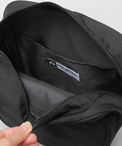 YAKPAK（ヤックパック）の「YAKPAK / ヤックパック / 撥水 600Dポリエステル / 縦型 ボックス ショルダーバッグ / white labela / ホワイトレーベル / BOX SHOULDER（ショルダーバッグ・メンズ・ブラック・FREE）」の11枚目の写真