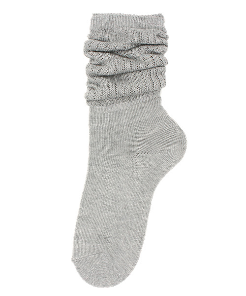 WEGO（ウィゴー）の「WEGO/クシュクシュソックス（ソックス/靴下・レディース・ホワイト/ブラック/ライトグレー/ネイビー・FREE）」の3枚目の写真