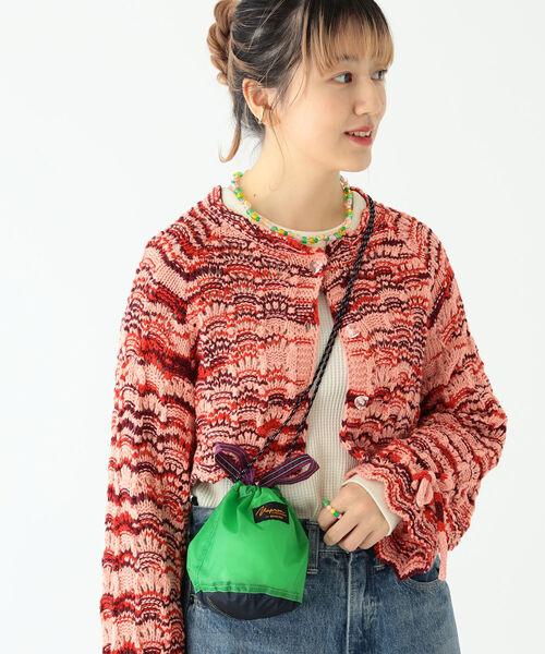 BEAMS BOY（ビームスボーイ）の「NAPRON × BEAMS BOY / 別注 コーデュラ マイクロ ペイシェントバッグ（トートバッグ・レディース・ピンク/ブルー/グリーン・FREE）」の2枚目の写真