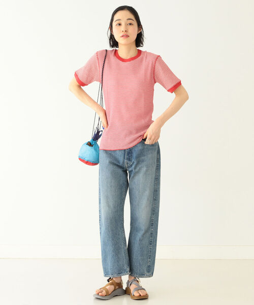 BEAMS BOY（ビームスボーイ）の「NAPRON × BEAMS BOY / 別注 コーデュラ マイクロ ペイシェントバッグ（トートバッグ・レディース・ピンク/ブルー/グリーン・FREE）」の4枚目の写真