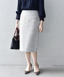 SHIPS | ツイードタイトスカート(セットアップ対応)◇(スカート)