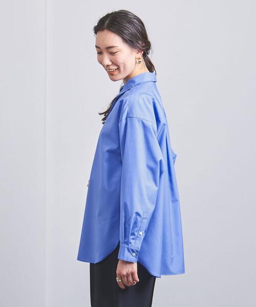 UNITED ARROWS(ユナイテッドアローズ)の「<UNITED ARROWS>C ビッグ シャツ W(シャツ/ブラウス・レディース・ライトブルー/オフホワイト/ピンク・38/36)」の5枚目の写真