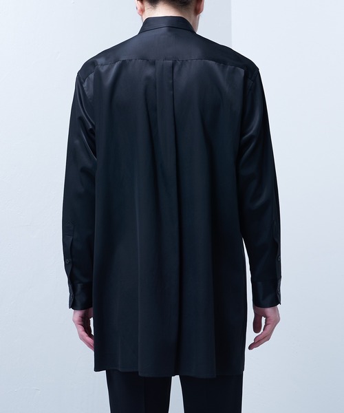 Lui's（ルイス）の「【SILLIS / シリス】 ストライプ切替シャツ（シャツ/ブラウス・メンズ・ブラック/グレー・44/46）」の10枚目の写真