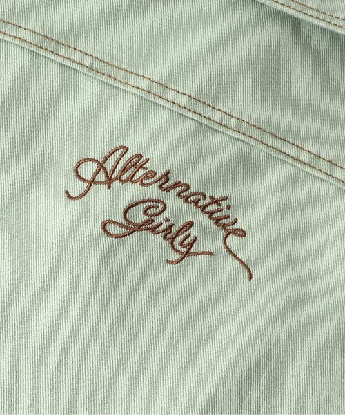 algy（アルジー）の「/ゆるカラーGジャン（デニムジャケット・キッズ・ミント/アイボリー/ピンク・XX-SMALL/X-SMALL/MEDIUM/SMALL）」の17枚目の写真