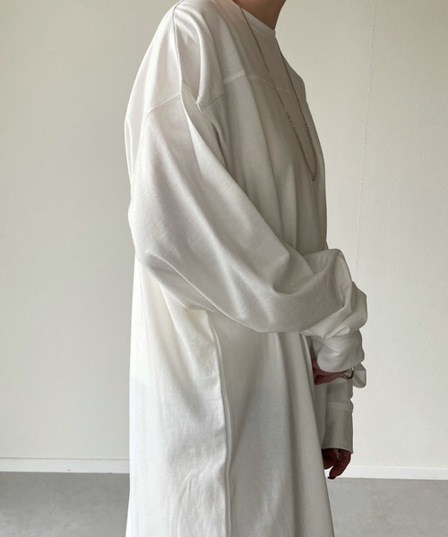 y/m by misato（イムバイミサト）の「2WAYワンピース（ワンピース・レディース・ホワイト/ライトベージュ/チャコールグレー・FREE）」の4枚目の写真