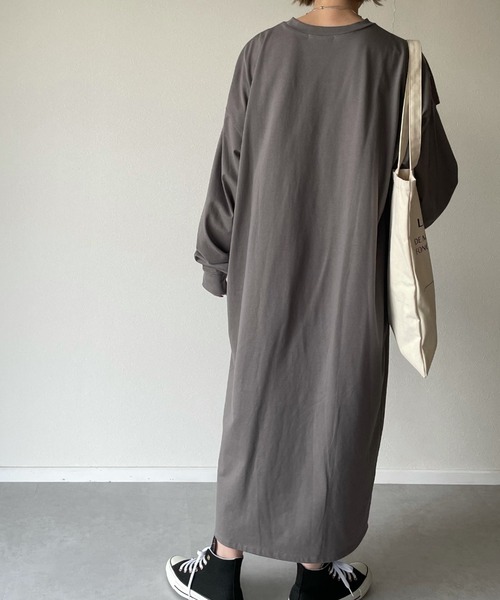 y/m by misato（イムバイミサト）の「2WAYワンピース（ワンピース・レディース・ホワイト/ライトベージュ/チャコールグレー・FREE）」の21枚目の写真