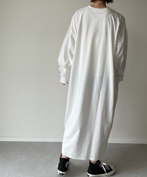 y/m by misato（イムバイミサト）の「2WAYワンピース（ワンピース・レディース・ホワイト/ライトベージュ/チャコールグレー・FREE）」の7枚目の写真