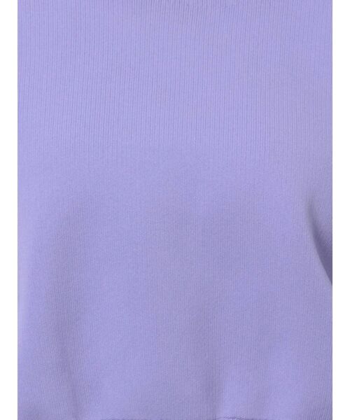 LAGUNAMOON（ラグナムーン）の「パワーショルダーコンパクトニットプルオーバー（ニット/セーター・レディース・ベージュ/パープル/ライトグリーン・FREE）」の12枚目の写真