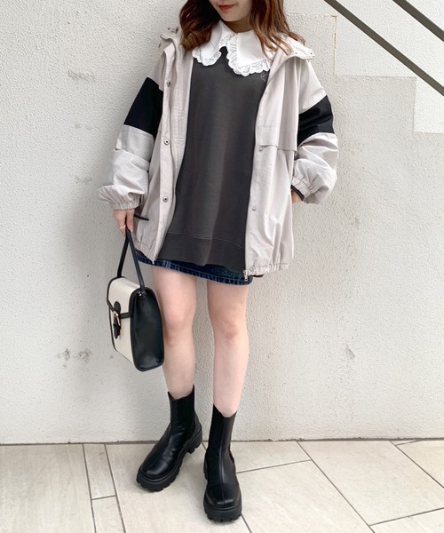 OLIVE des OLIVE（オリーブデオリーブ）の「【WEB限定】MILKプルオーバー（スウェット・レディース・ピンク/ライトグレー/アイボリー/スミクロ・FREE）」の15枚目の写真