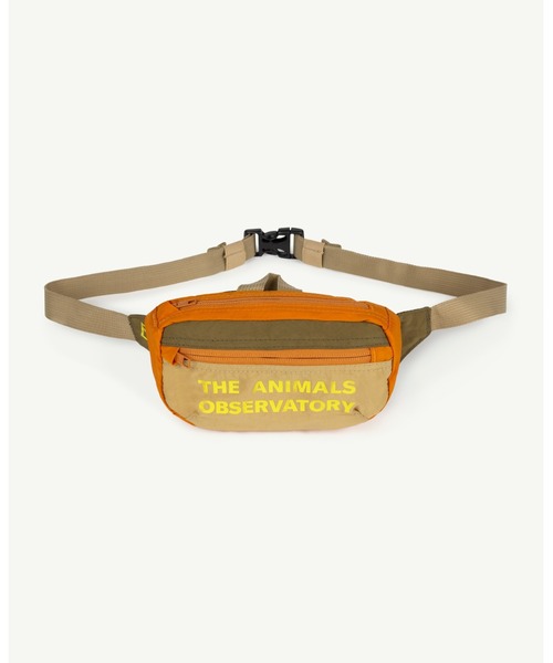 The animals observatory（ジ・アニマルズ・オブザーバトリー）の「The animals observatory / ナイロン ウエストバッグ（ボディバッグ/ウエストポーチ・キッズ・エンジ/パープル/オレンジ・ONE）」の11枚目の写真