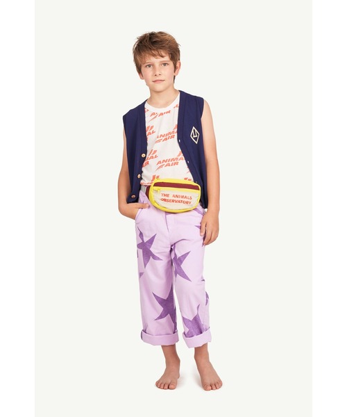 The animals observatory（ジ・アニマルズ・オブザーバトリー）の「The animals observatory / ナイロン ウエストバッグ（ボディバッグ/ウエストポーチ・キッズ・エンジ/パープル/オレンジ・ONE）」の20枚目の写真