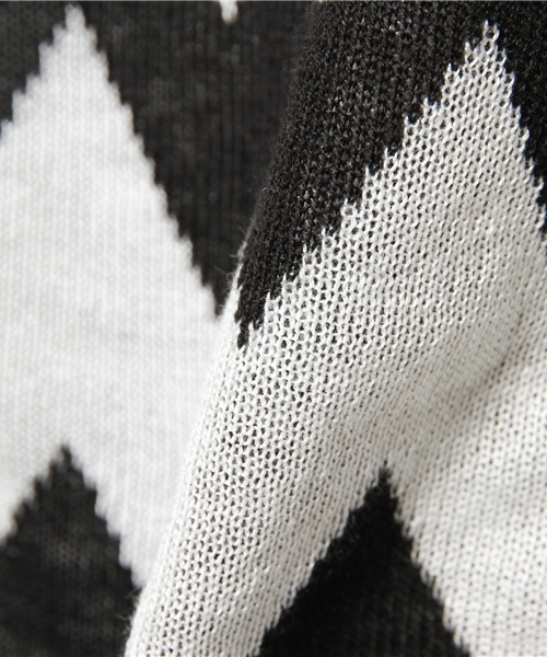 WEGO（ウィゴー）の「WEGO/ZIGZAGボーダーニット（ニット/セーター・メンズ・ホワイト/レッド・MEDIUM/LARGE）」の10枚目の写真