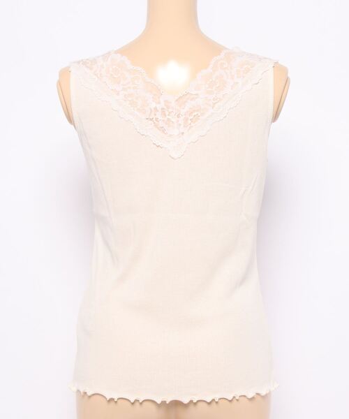 sango（sango）の「2WAYレースタンクトップ（タンクトップ・レディース・アイボリー/グレイッシュベージュ・FREE）」の11枚目の写真