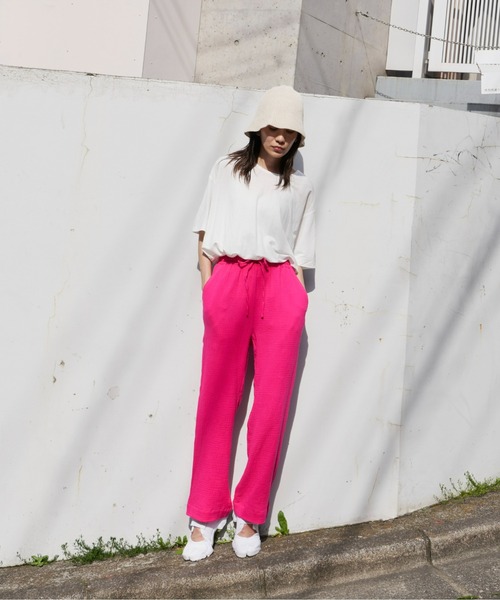 入荷禁止※ダブルガーゼイージーパンツ / サイズ展開あり（その他