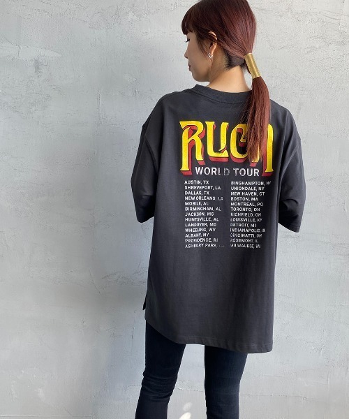 RVCA（ルーカ）の「[RVCA/ルーカ] COBRA TOUR ST バックプリントTシャツ（Tシャツ/カットソー・レディース・ブラック/オフホワイト・S/M/L）」の2枚目の写真