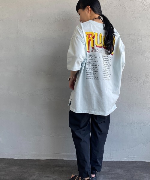 RVCA（ルーカ）の「[RVCA/ルーカ] COBRA TOUR ST バックプリントTシャツ（Tシャツ/カットソー・レディース・ブラック/オフホワイト・S/M/L）」の6枚目の写真